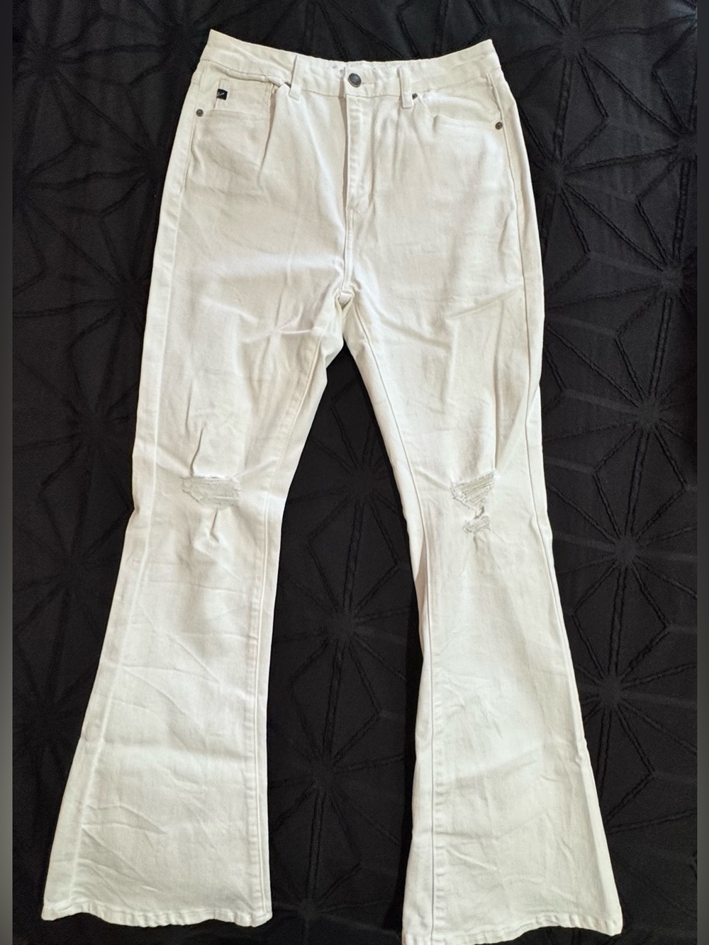 KanCan White Flare Jeans
